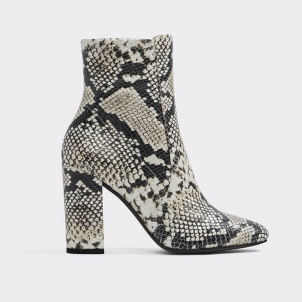 ALDO Aurella Snakeskin Ankle Bootie Sz US Women's 6.5